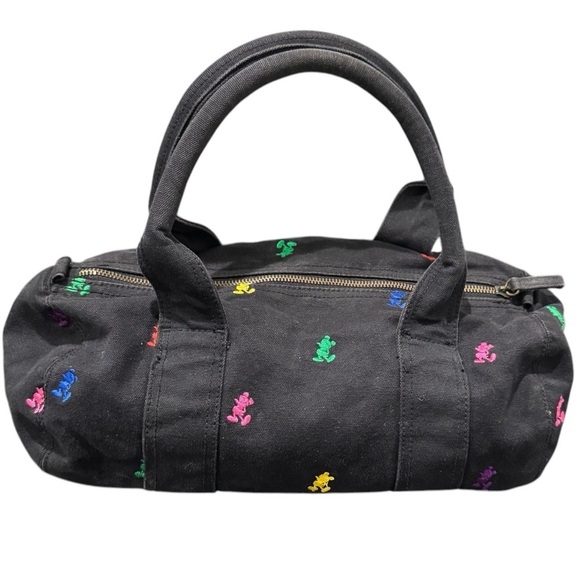 Disney Handbags - Disneyland Resort Duffle Purse Mickey Mouse Embroidered Colorful Multi Color
